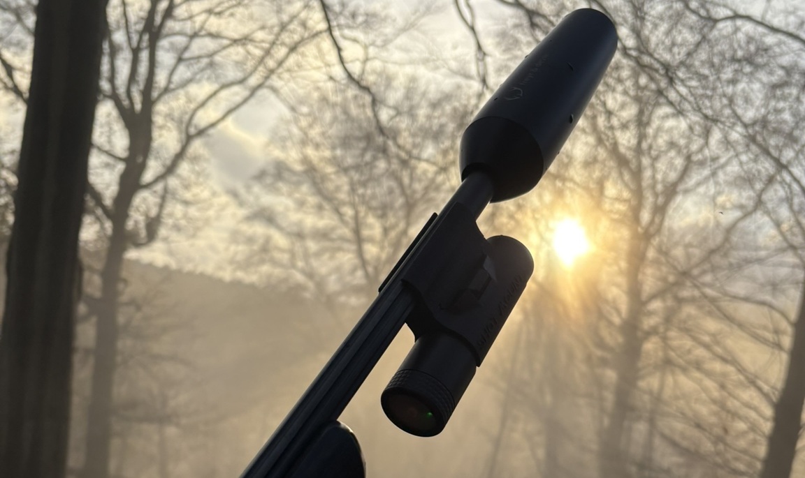 clicSHOT monté sur une arme en situation de chasse